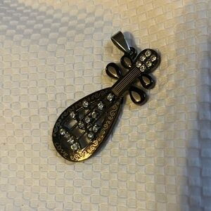 Rare mandolin charm/pendant for necklaces